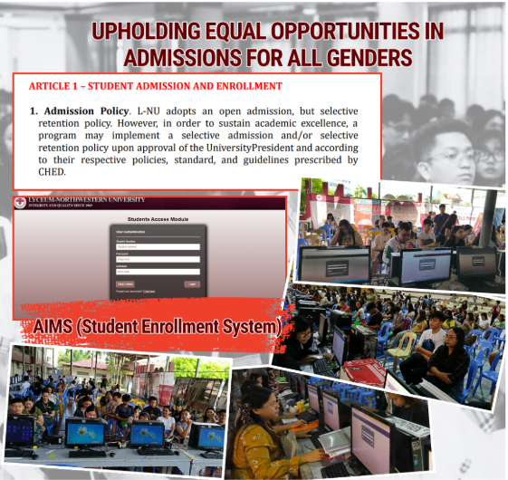 Upholding Equal Opportunities in Admissions for All Genders